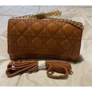 Alyssa Vegan Quilted Crossbody Bag